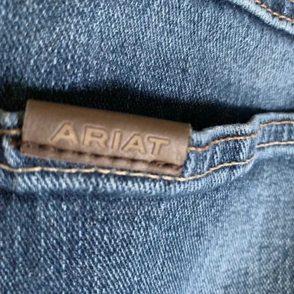 Ariat M4 Legacy 36x29 Relaxed Boot Cut Jeans Mens Blue Denim Western Cowboy